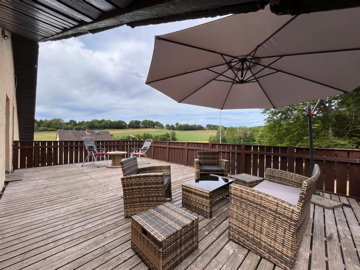 Ferienwohnung Lappano - Losheim Am See Bachem Bagian luar foto